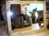 Miroir pour meuble sous vasque cadre palettes