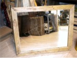 Miroir pour meuble sous vasque cadre palettes