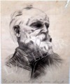 Portrait de Victor Hugo à la mine de plomb.